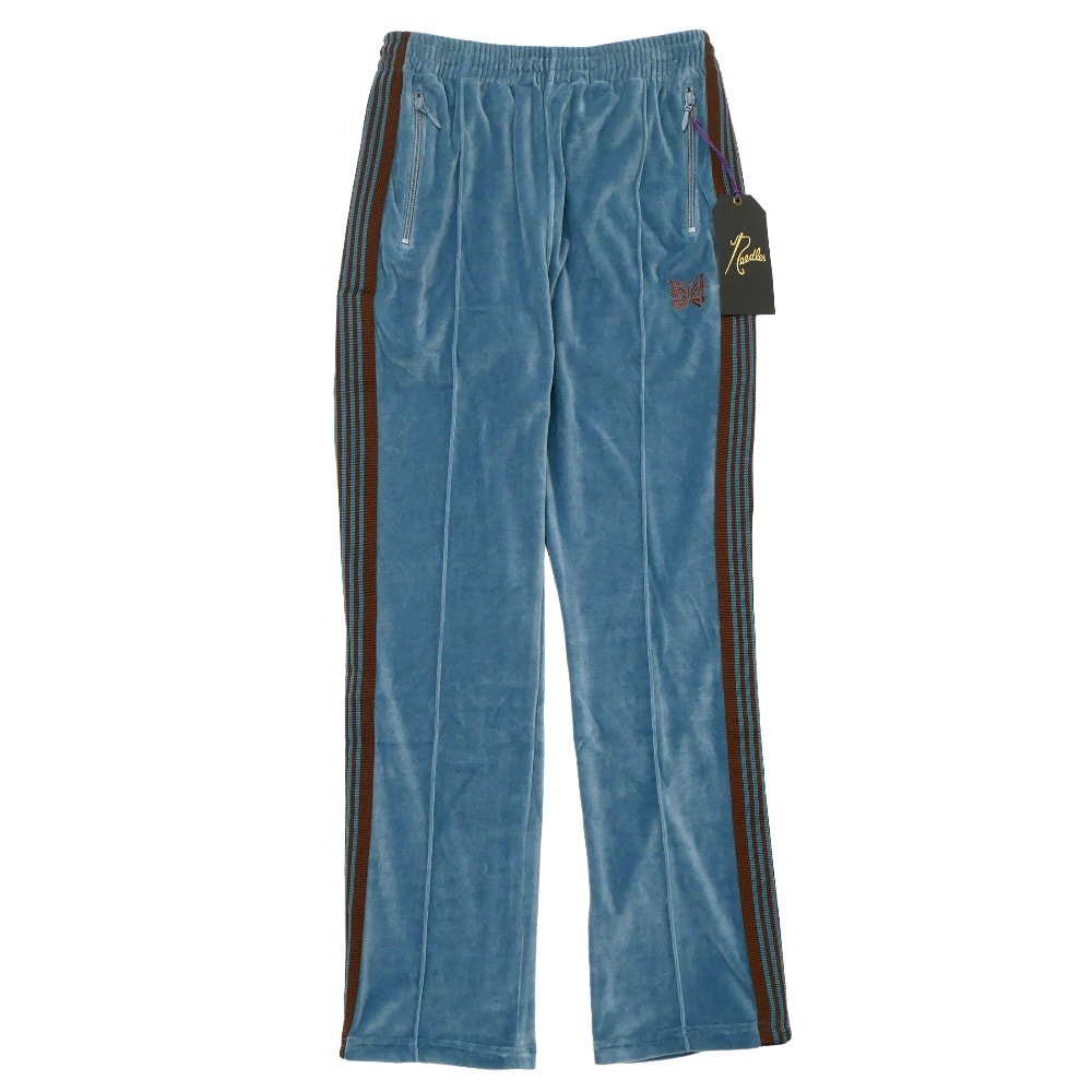 ■美品■Needles ニードルズ Narrow Track Pant - C/PE Velour ナロートラックパンツ トラックパンツ サイズXS ベロア  ブランド古着【中古】20260827/RB0674