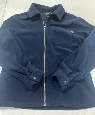 stussy フリースジャケット 短丈