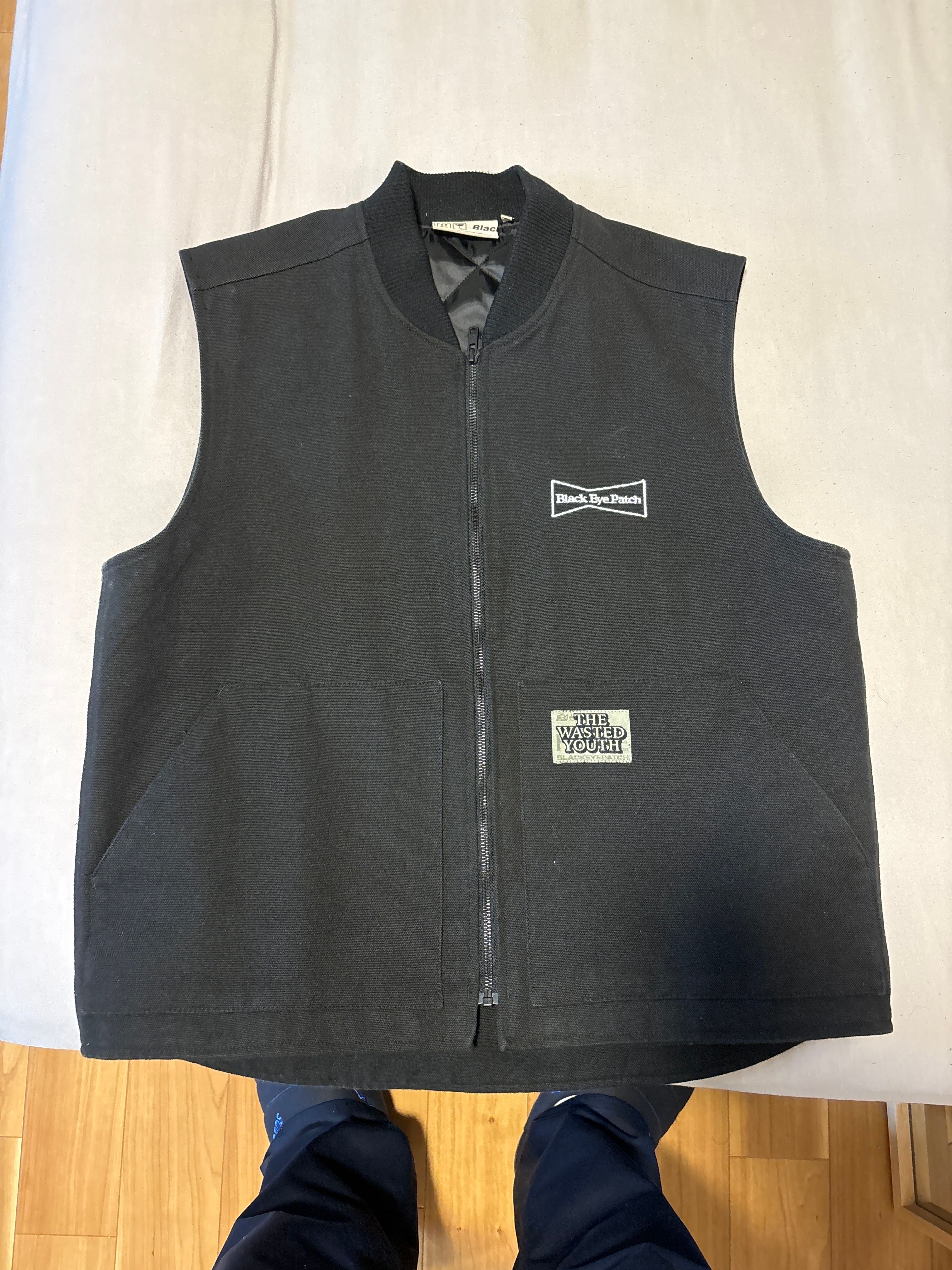 BlackEyePatch x Wasted Youth VEST "Black" / VERDY