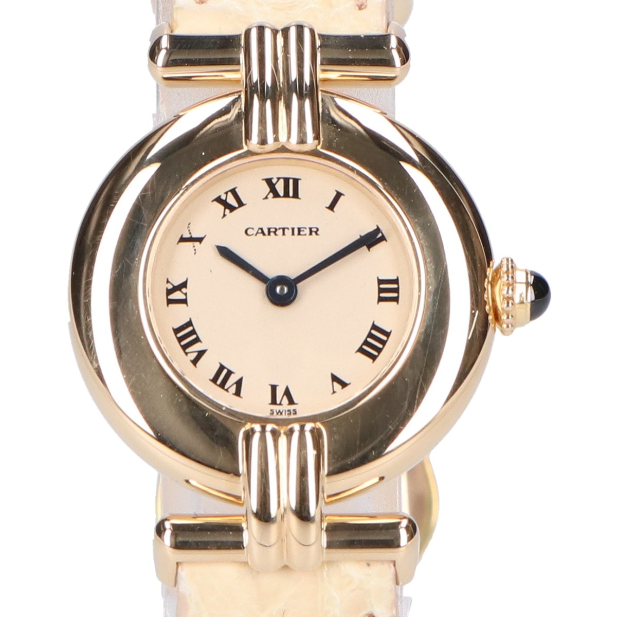 A (未使用に近い)】カルティエ 18KYG 881095 Cal.81 マストコリゼSM