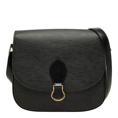 ルイ ヴィトン エピ サンクルー 斜め掛け ショルダーバッグ ポシェット M52192 ブラック レザー レディース LOUIS VUITTON 中古