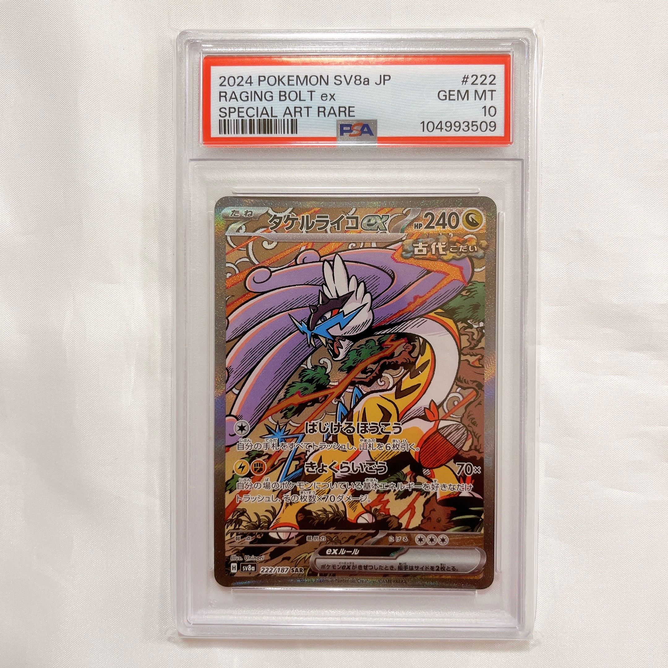 タケルライコex SAR [SV8a 222/187](ハイクラスパック「テラスタルフェスex」)