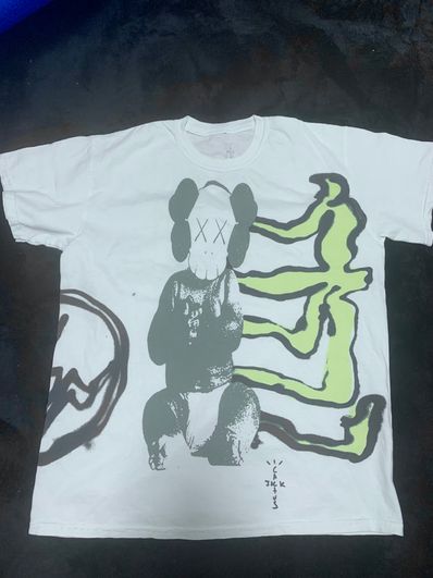 Travis Scott Cactus Jack x KAWS For Fragment Tee "White"