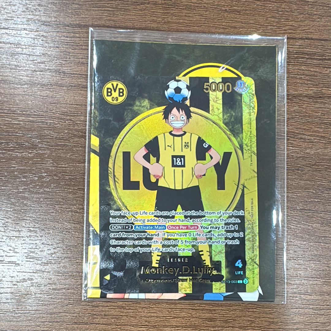 モンキー・D・ルフィ L [ST13-003]【英語版】(プロモーションカード「ボルシアドルトムント × ONE PIECE マッチデー 2025」)