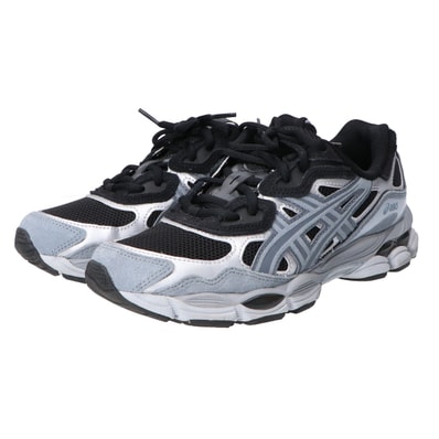アシックス 【美品】Black Fjord Grey 1203A383-003 Gel-NYC スニーカー 25cm