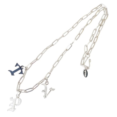 TOGA トーガ ネックレス TZ31-AK930 TPV CHAIN NECKLACE チェーン ネックレス シルバー系 ブラック系【中古】