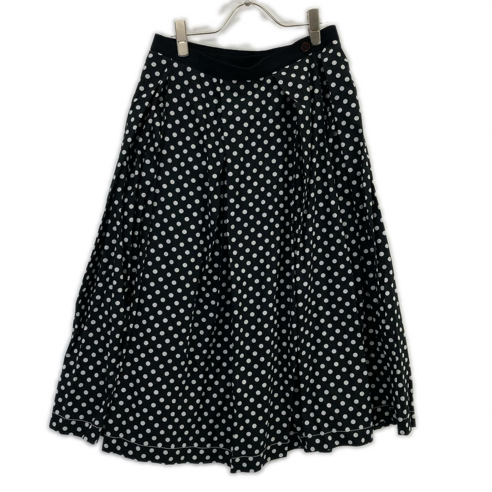 トリココムデギャルソン 20年 TG-S017 ブラック ドット ロングスカート M