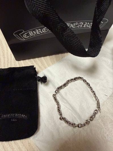 Chrome Hearts Paper Chain Bracelet "Silver"
