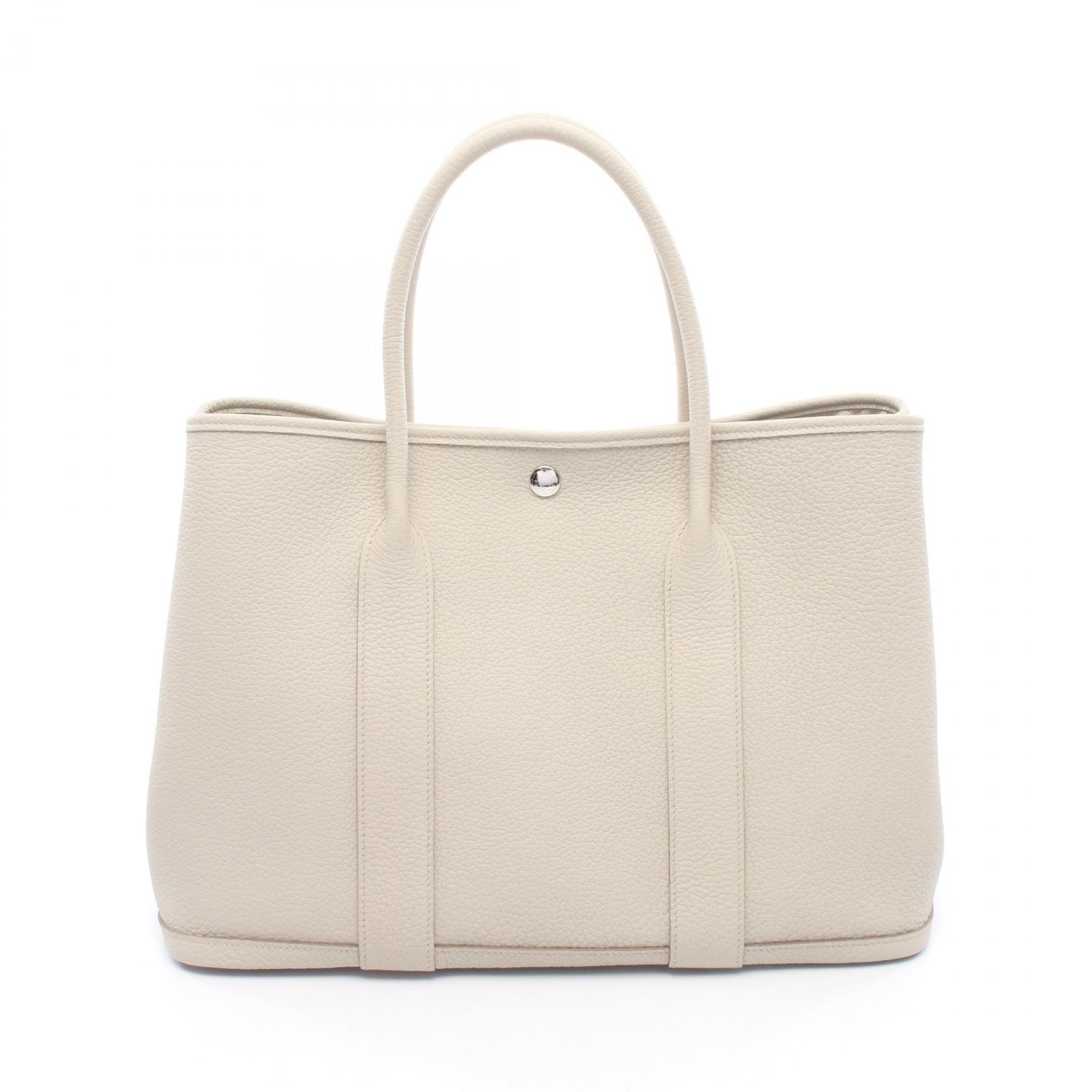 エルメス HERMES ガーデンパーティPM トートバッグ バッグ レザー ネゴンダ ネゴンダ ベトン Z刻印(2021年製造) レディース グレー系 051559CK 【中古】