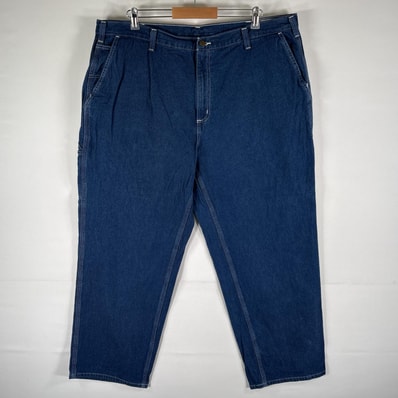 古着 カーハート Carhartt デニムパンツ ペインター ワーク インディゴブルー ジーンズ ジーパン w42 L30 ブルー メンズ