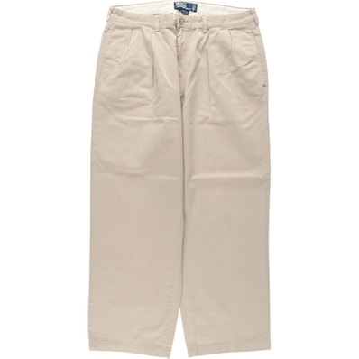 古着 ラルフローレン Ralph Lauren POLO by Ralph Lauren ANDREW PANT ツータック チノパンツ メンズw35相当/eaa644108