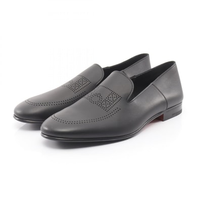 エルメス HERMES エクリプス モカシン 靴 レザー メンズ ブラック系 【中古】