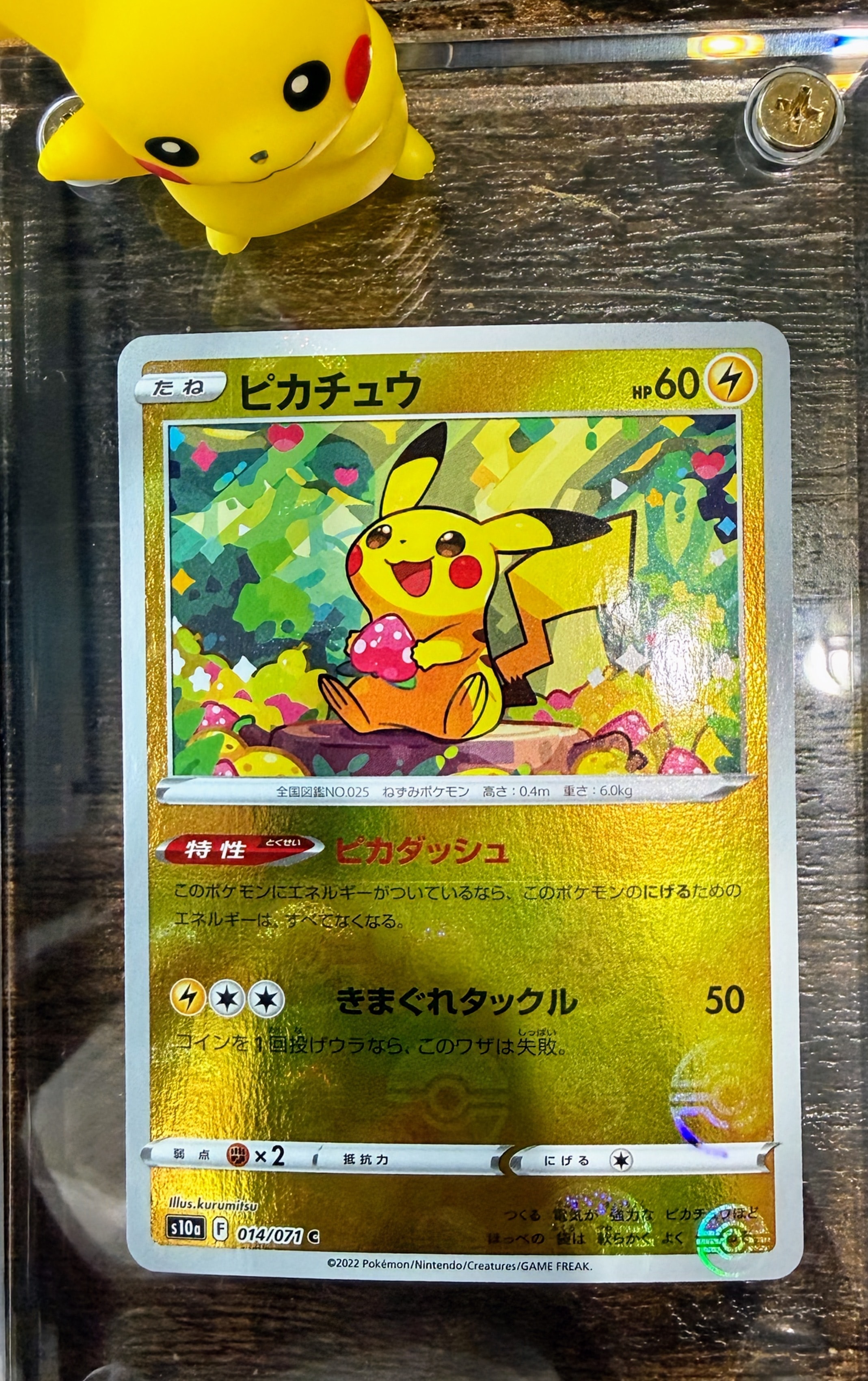 PSA9】ピカチュウ C[s10a 014/071](強化拡張パック「ダーク