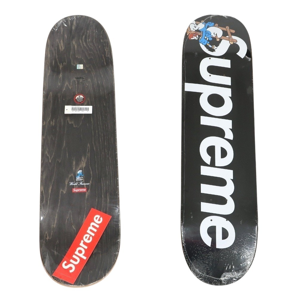 【中古】シュプリーム Supreme 2020年秋冬 Smurfs Skateboard スケートボード デッキ スケボー ブラック【サイズ8.25×32】【メンズ】