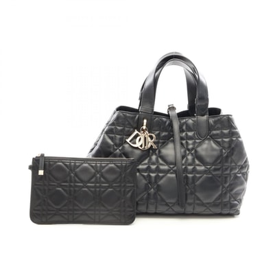 ディオール Dior Toujours ミディアム マクロカナージュ ハンドバッグ バッグ レザー レディース ブラック系 M2821OSNW_M900 【中古】