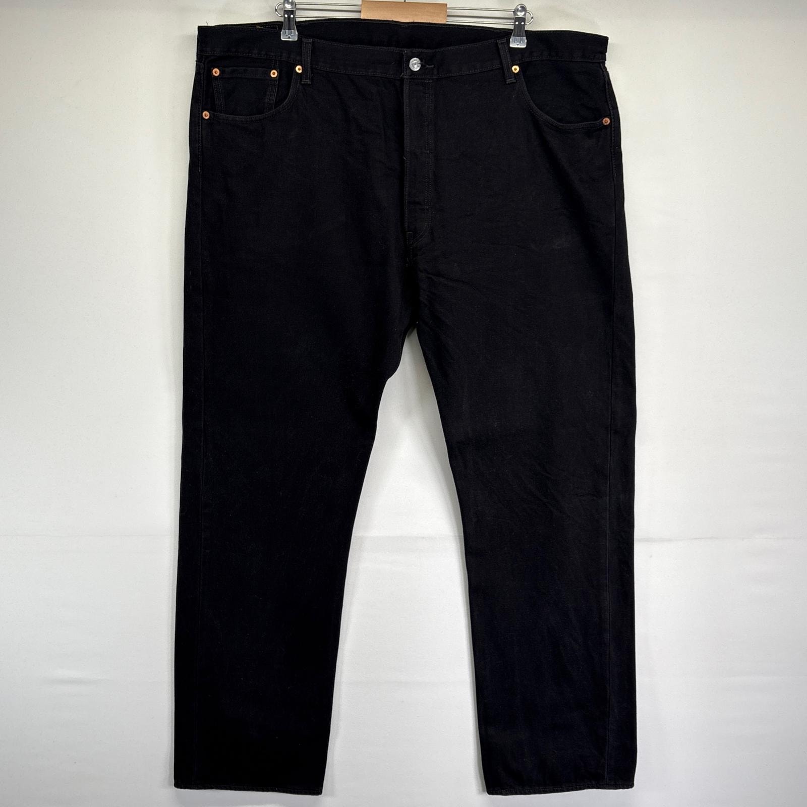 古着 リーバイス Levi's デニムパンツ 501 ストレート ボタンフライ ジーンズ ジーパン 長ズボン 大きいサイズ w44 L32 ブラック メンズ