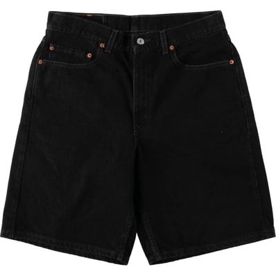 古着 90年代 リーバイス Levi's 550 ブラックデニムショーツ ハーフパンツ メンズw34相当 ヴィンテージ/eaa637121