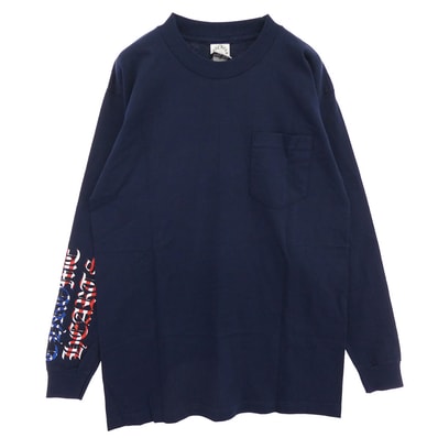 Chrome Hearts American Flag L/S T-Shirt "Navy"