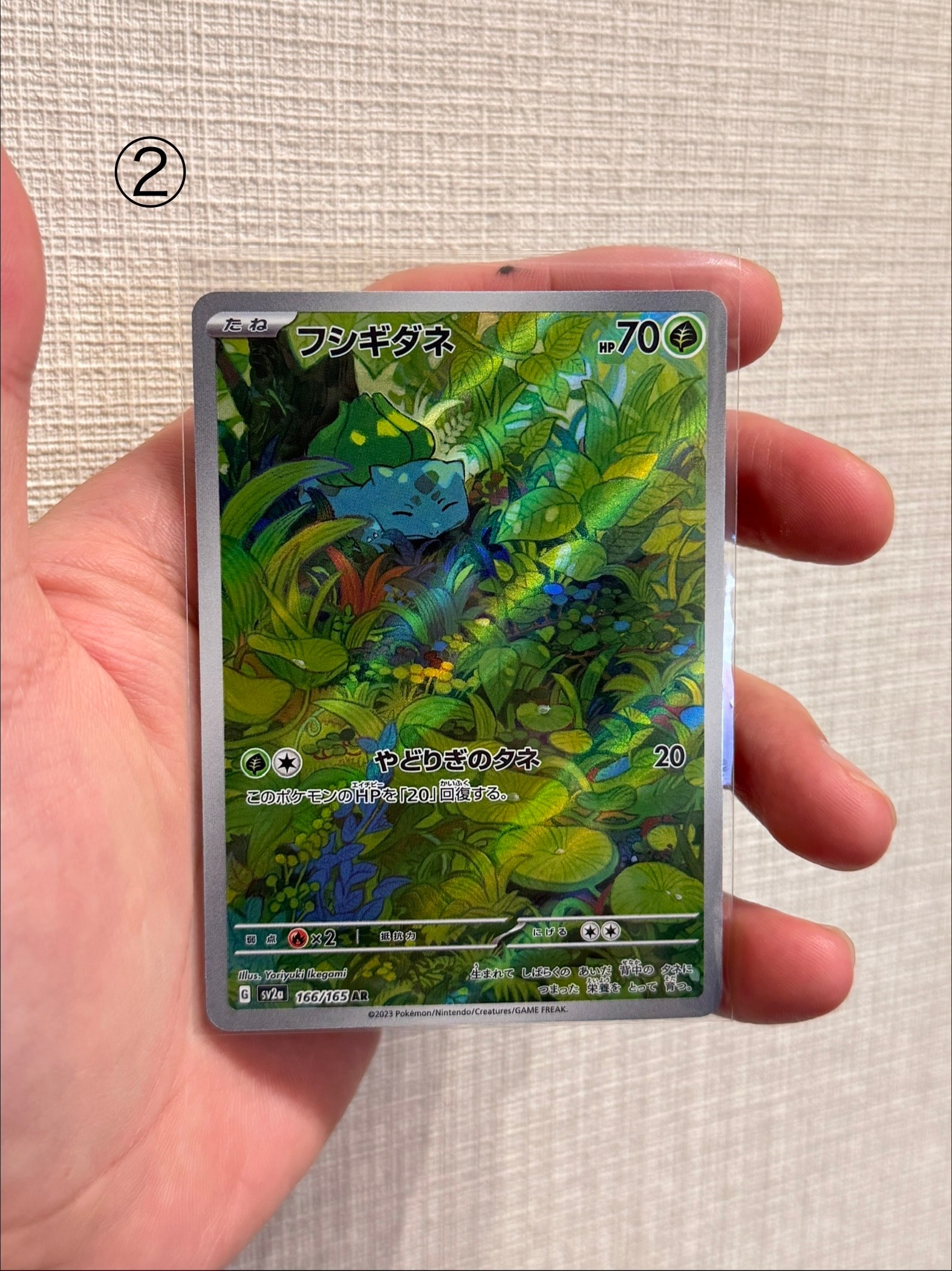 フシギダネ AR[SV2a 166/165](強化拡張パック「ポケモンカード151」)の