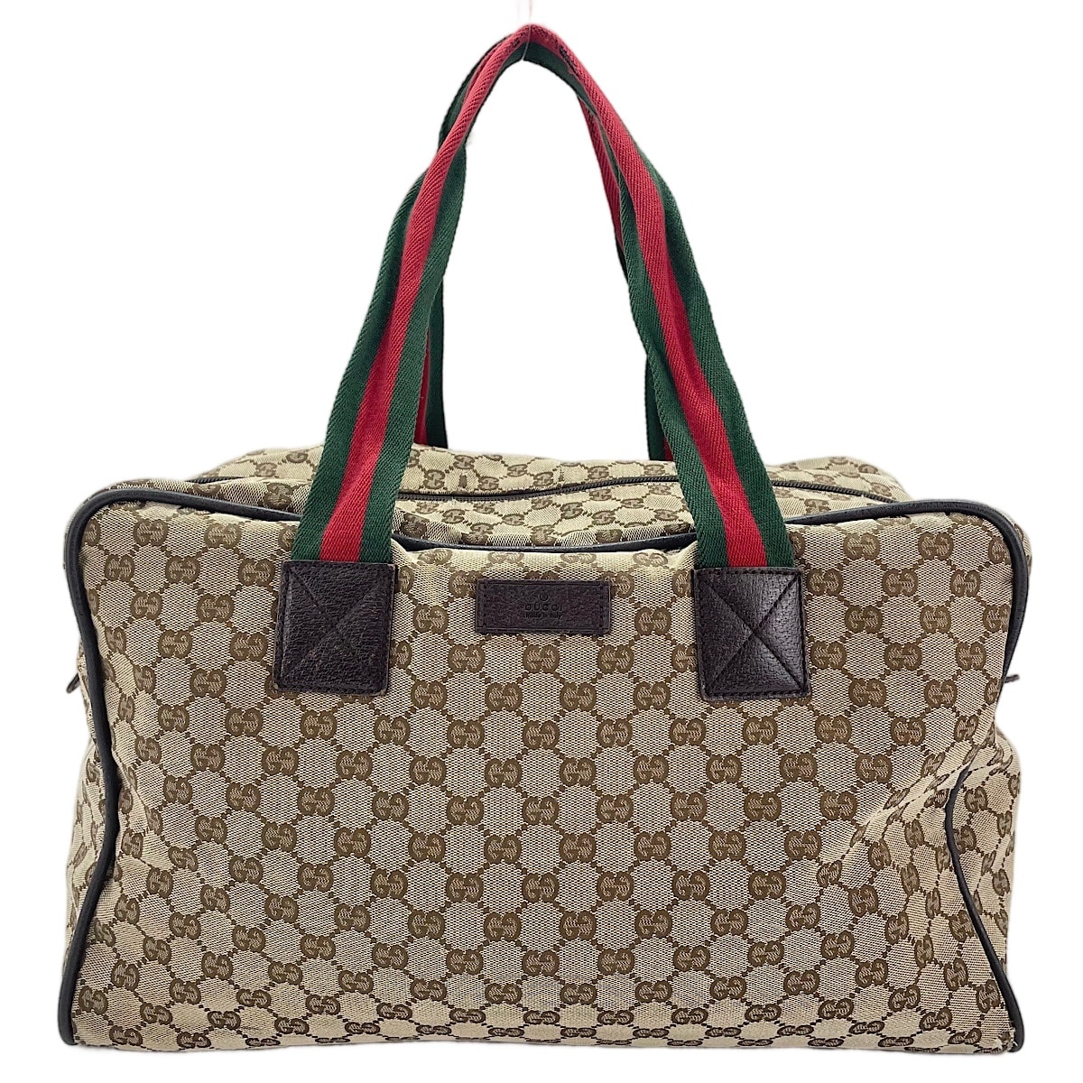 グッチ GUCCI GGキャンバス ボストンバッグ【中古】