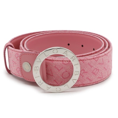 ブルガリ ロゴマニア 22368 ベルト メンズ