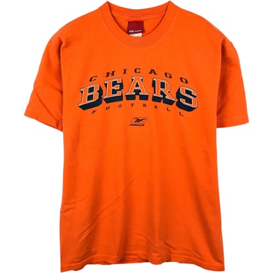 古着 00年代~ リーボック Reebok NFL CHICAGO BEARS シカゴベアーズ ロゴプリントTシャツ メンズM相当/eaa650863