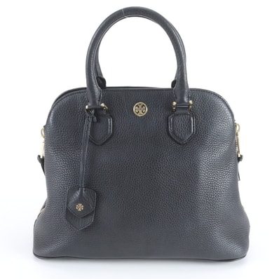 ■美品 トリーバーチ ダブルT ロゴトート バッグ レザー