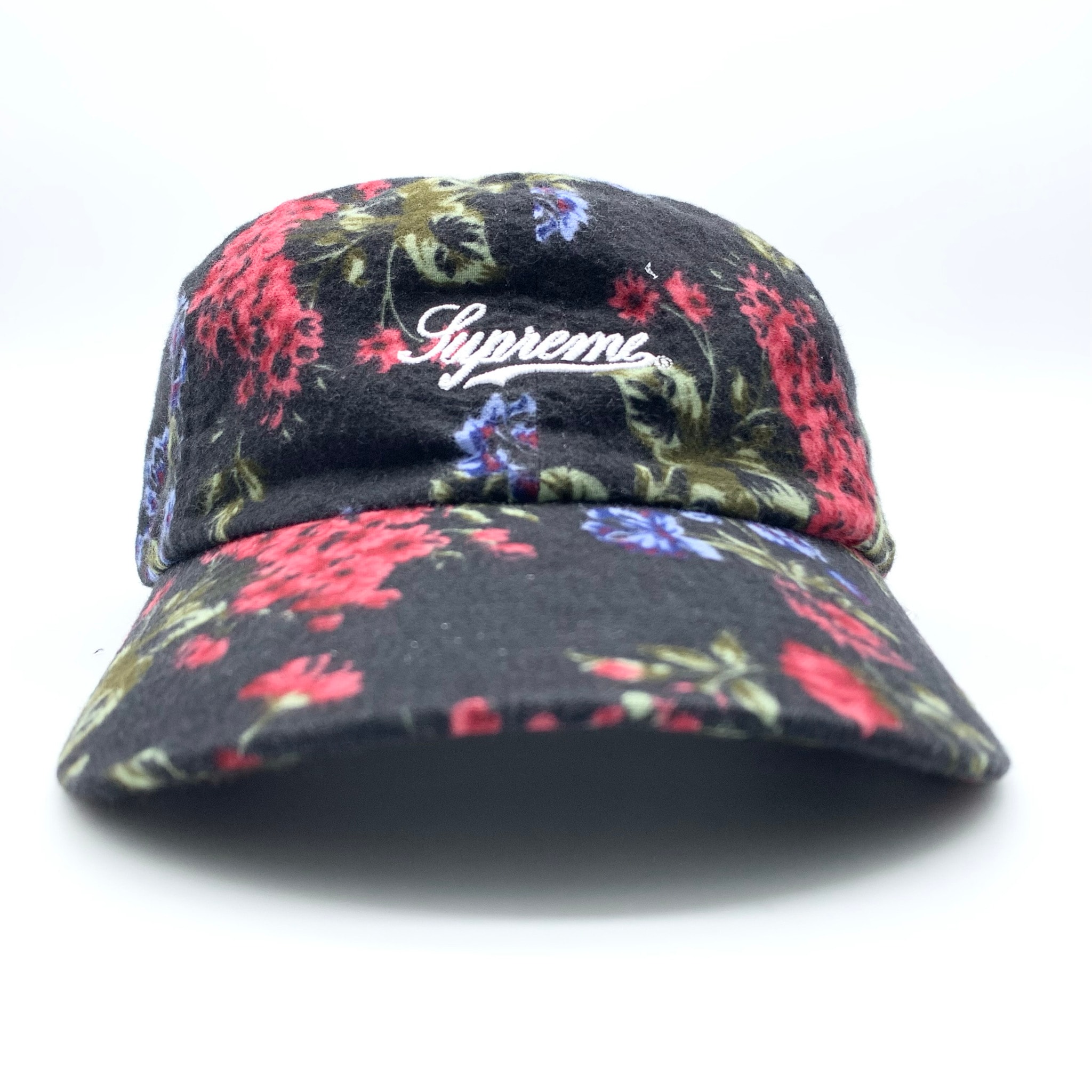 Supreme Floral Flannel 6-Panel "Black"