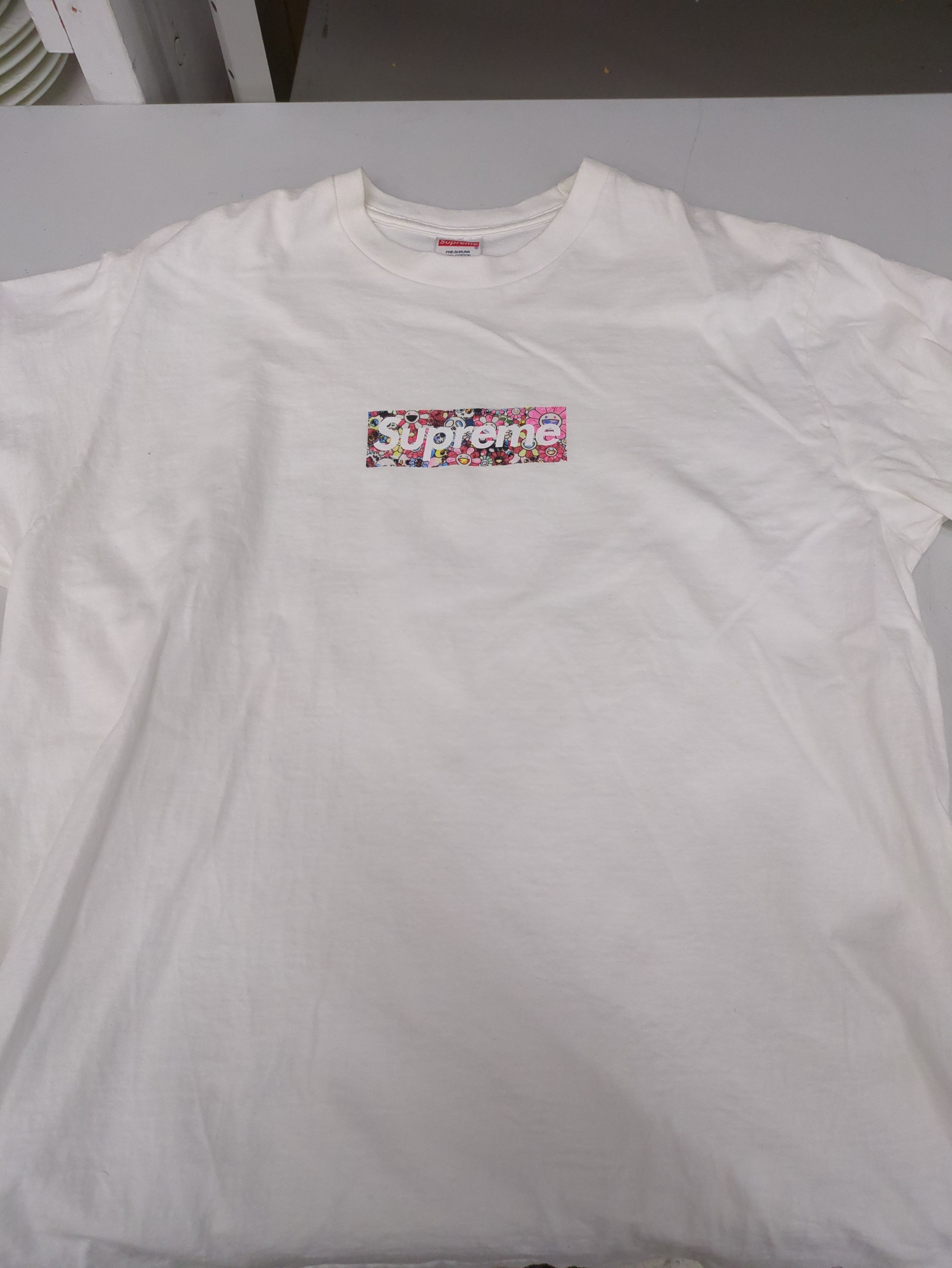 Supreme COVID-19 Relief Box Logo Tee "White"