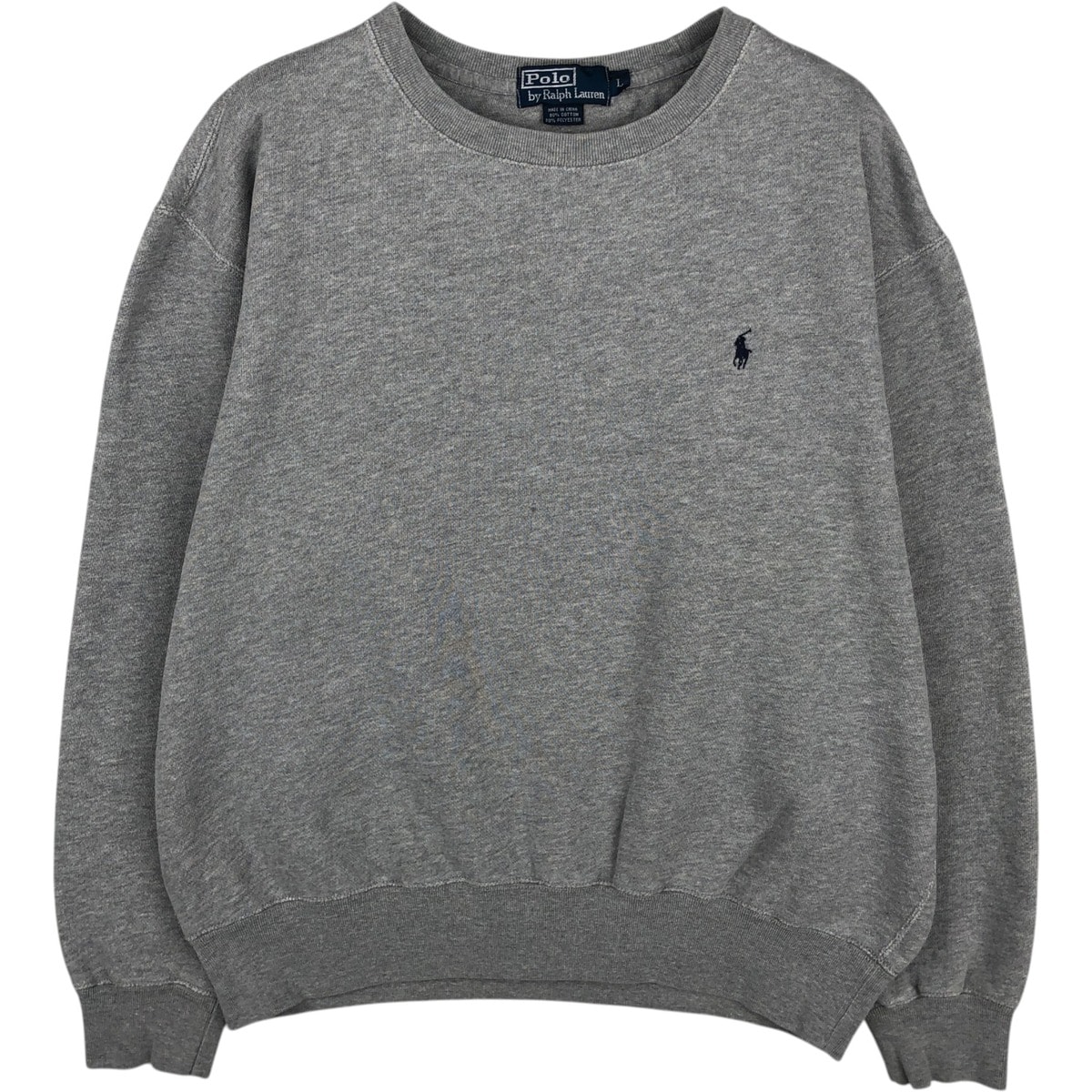 古着 ラルフローレン Ralph Lauren POLO by Ralph Lauren ワンポイントロゴスウェットシャツ トレーナー メンズL相当/eaa630482