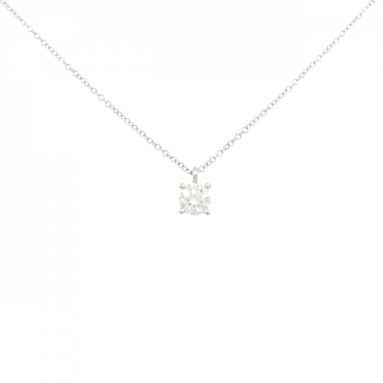 ティファニー ソリティア ネックレス 0.50CT J VVS1 3EXT