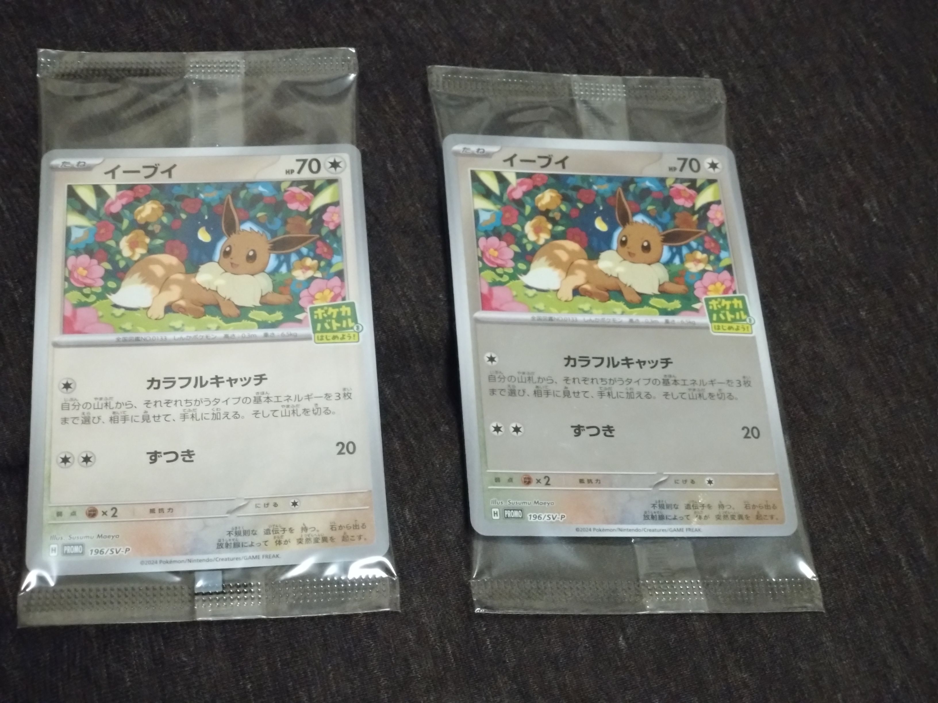 イーブイ P [SV-P-SM 196](プロモカードパック「ポケカバトルをはじめよう!キャンペーン」)