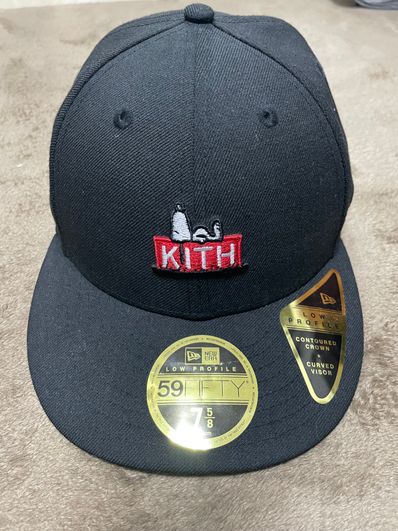 Kith x Peanuts 59FIFTY Low Profile Fitted "Black"