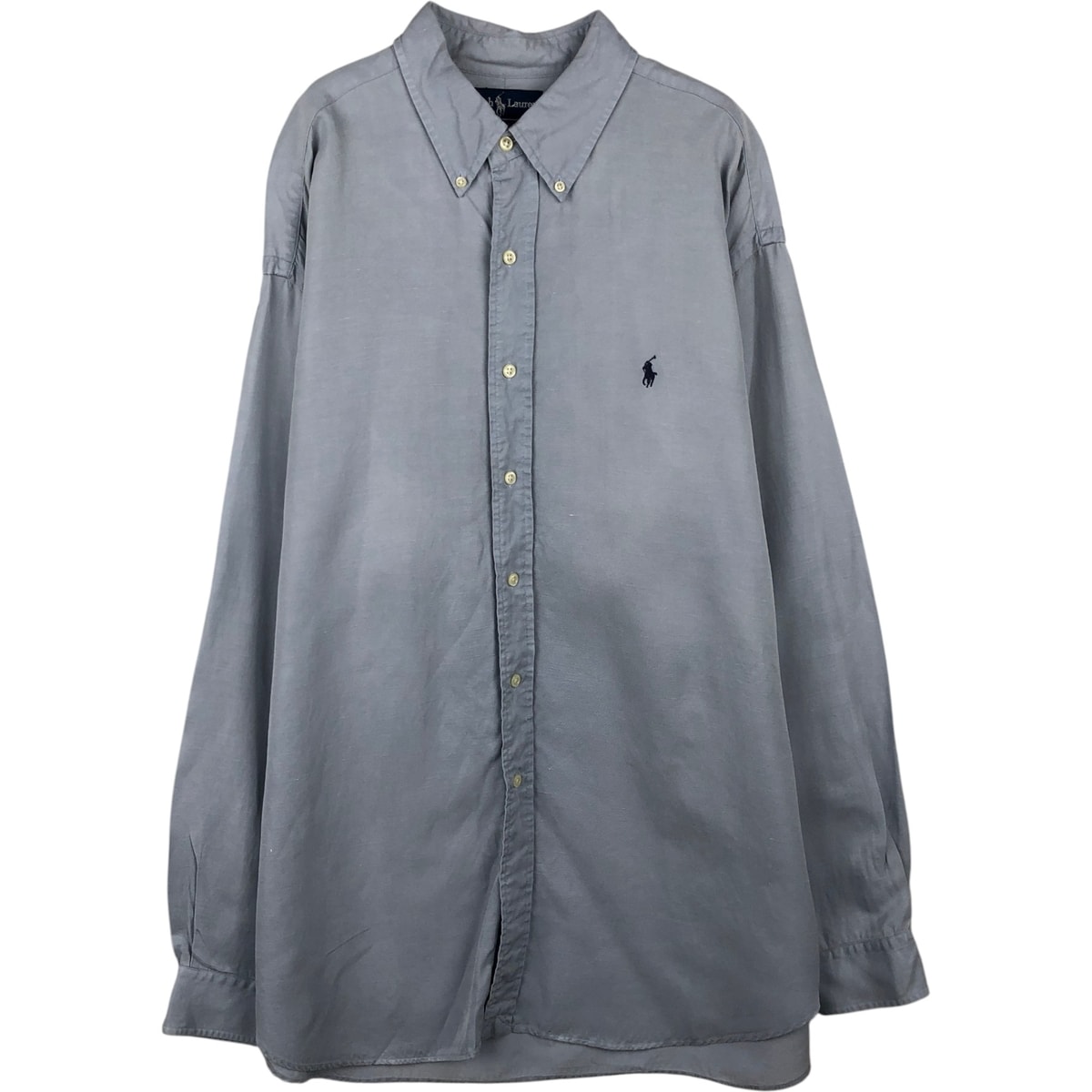 古着 ラルフローレン Ralph Lauren BLAKE 長袖 ボタンダウンシャツ メンズXL相当/eaa647638