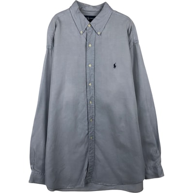 古着 ラルフローレン Ralph Lauren BLAKE 長袖 ボタンダウンシャツ メンズXL相当/eaa647638