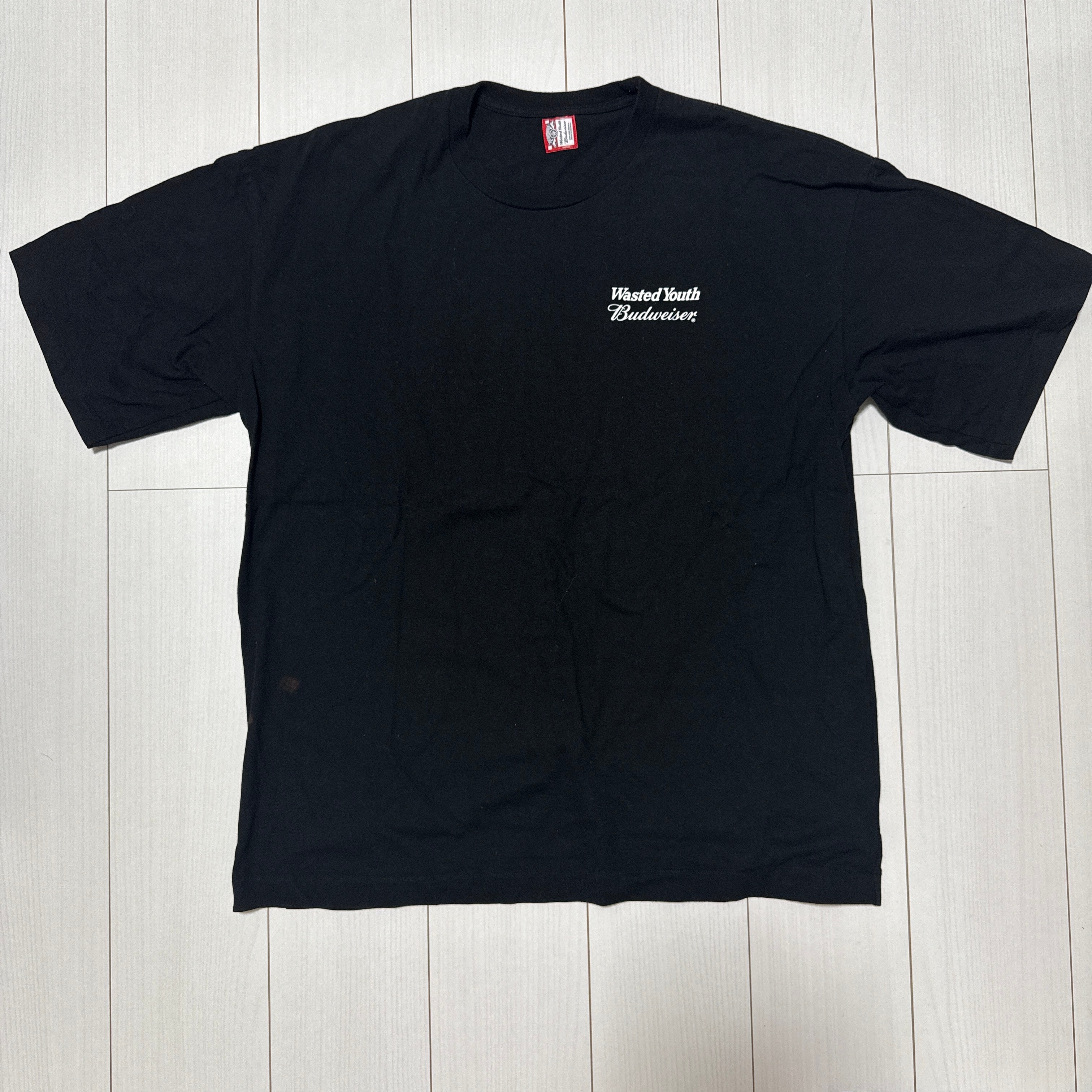 Wasted Youth x Budweiser WYxBW T-SHIRT "Black" / VERDY