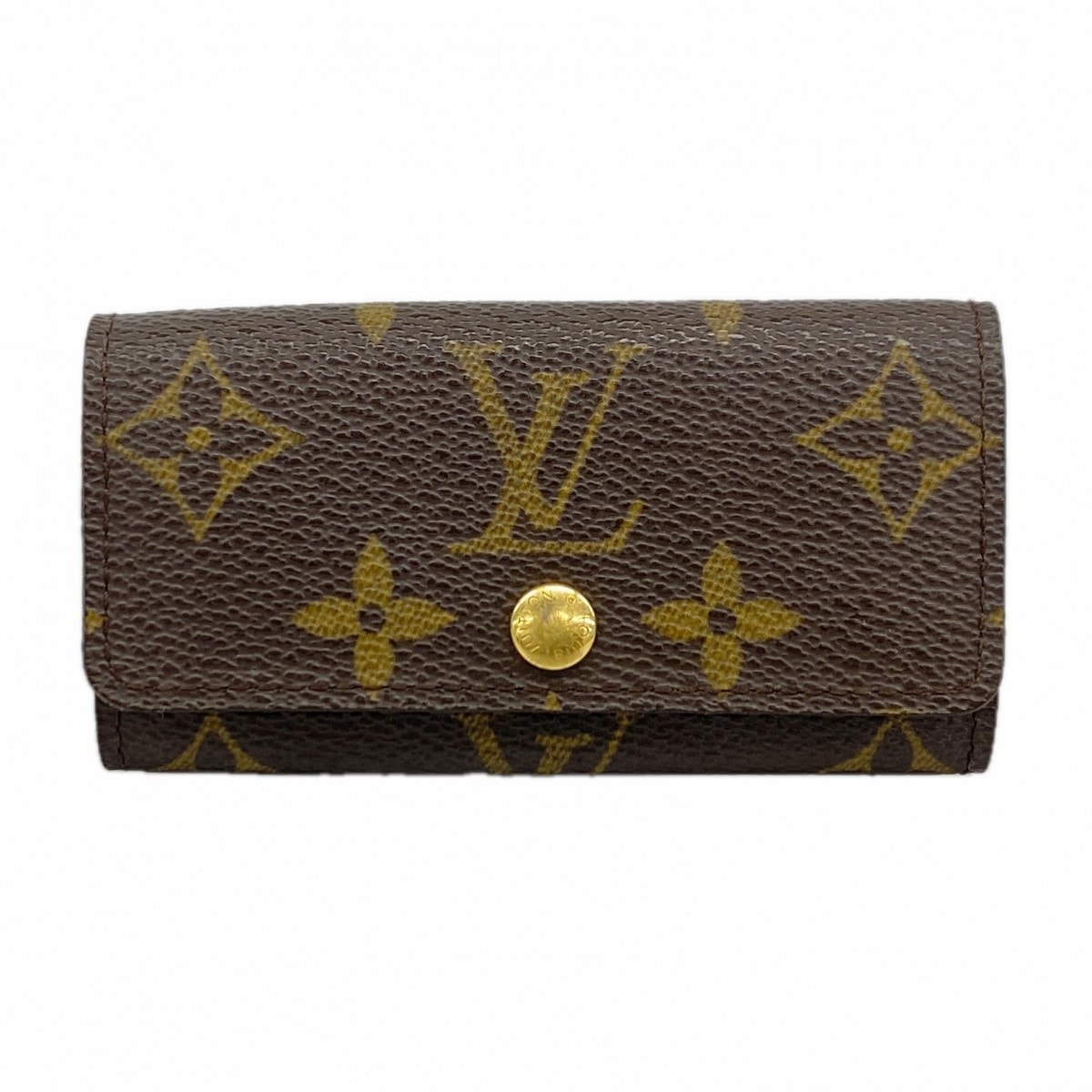 【6da0038】ルイヴィトン キーケース モノグラム ミュルティクレ4 M69517 ブラウン【中古】メンズ レディース ユニセックス