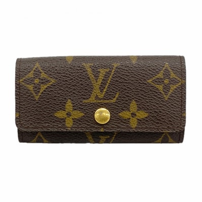 【6da0038】ルイヴィトン キーケース モノグラム ミュルティクレ4 M69517 ブラウン【中古】メンズ レディース ユニセックス