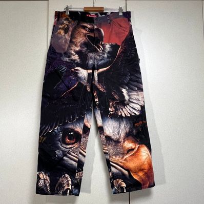 Supreme Eagle Double Knee Denim Painter Pant "Pink"