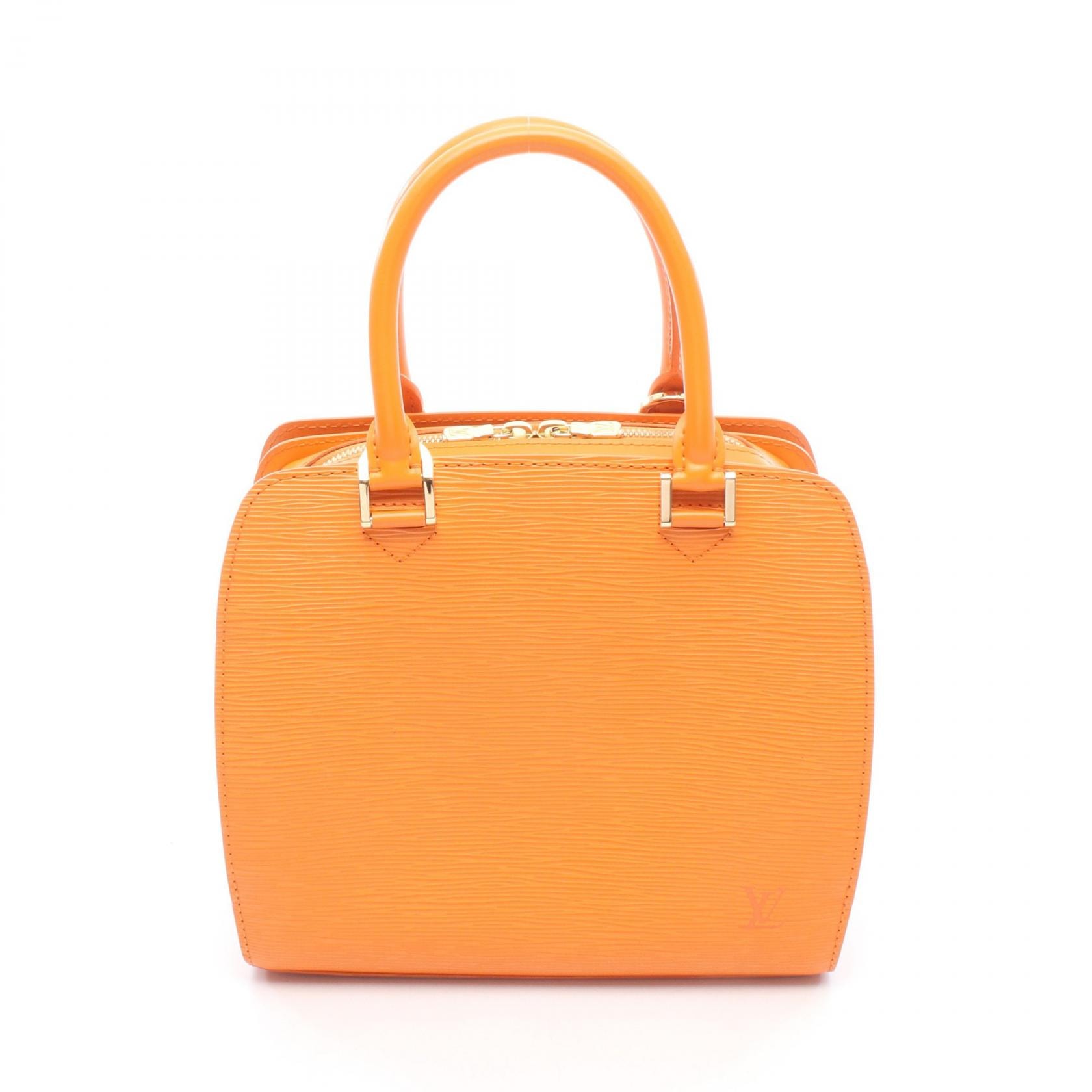 ルイ・ヴィトン LOUIS VUITTON ポンヌフ ハンドバッグ バッグ レザー エピ マンダリン レディース オレンジ系 M5205H 【中古】
