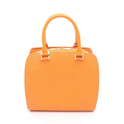 ルイ・ヴィトン LOUIS VUITTON ポンヌフ ハンドバッグ バッグ レザー エピ マンダリン レディース オレンジ系 M5205H 【中古】
