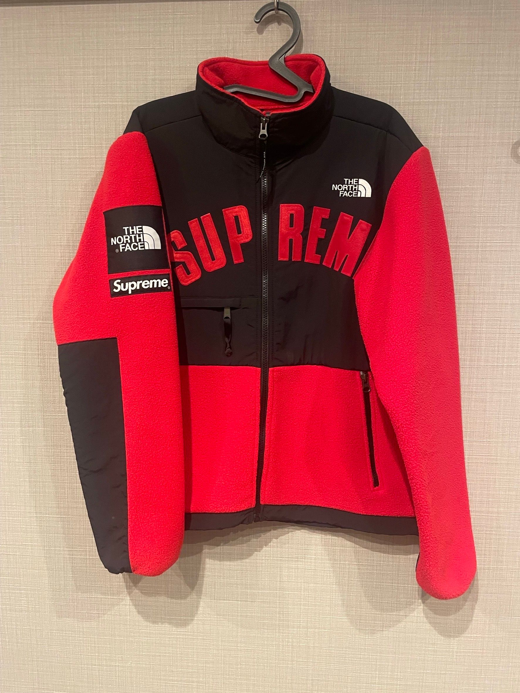 Supreme x The North Face Arc Logo Denali Fleece Jacket "Red"