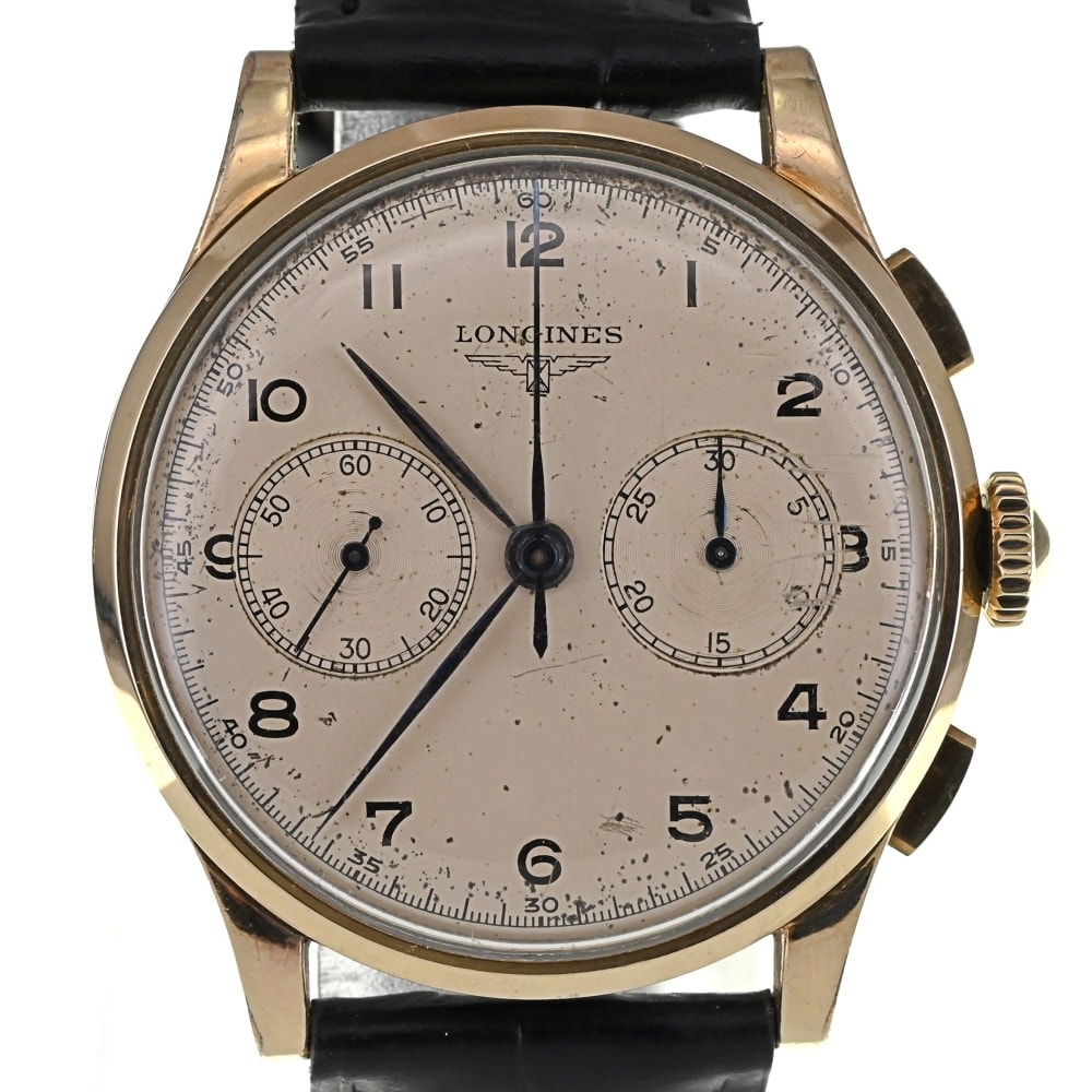 ロンジン LONGINES 5971 2 ヴィンテージ フライバック クロノグラフ Cal.30CH 手巻き メンズ Z#150289