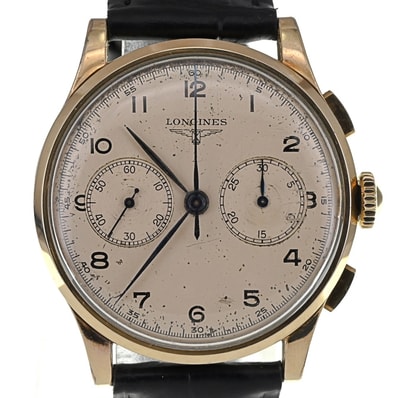 ロンジン LONGINES 5971 2 ヴィンテージ フライバック クロノグラフ Cal.30CH 手巻き メンズ Z#150289