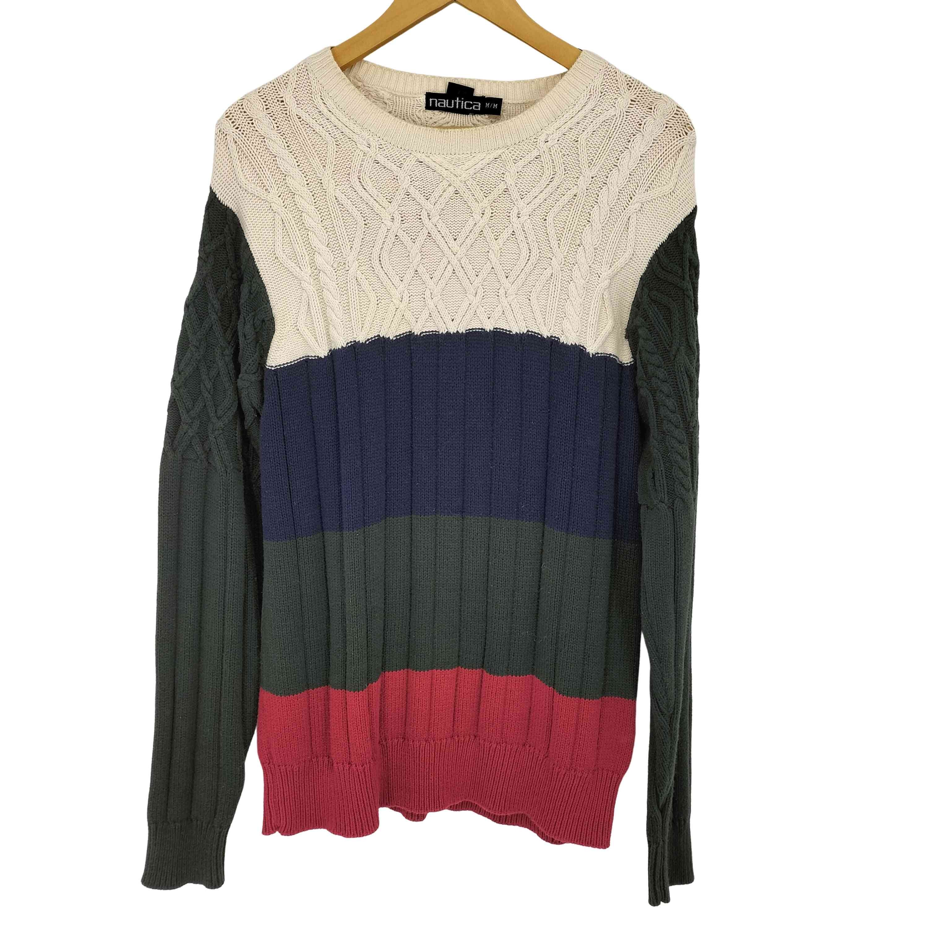 90S 香港製 デザイン切替ニット【1139553142543】