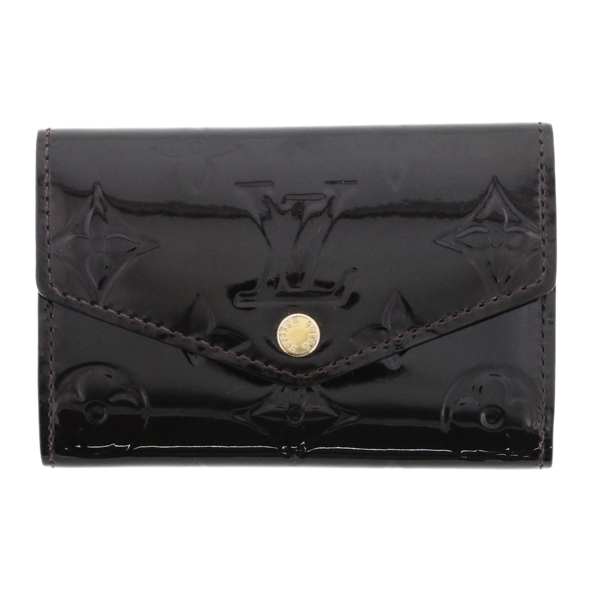 LOUIS VUITTON ルイ・ヴィトン ミュルティクレ6 キーケース M90902 モノグラムヴェルニ アマラント  レディース【中古】