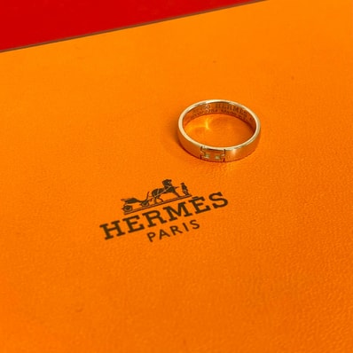 HERMES エルメス エヴァー ヘラクレス リング K18ピンクゴールド リング・指輪 8号 ゴールド
40398