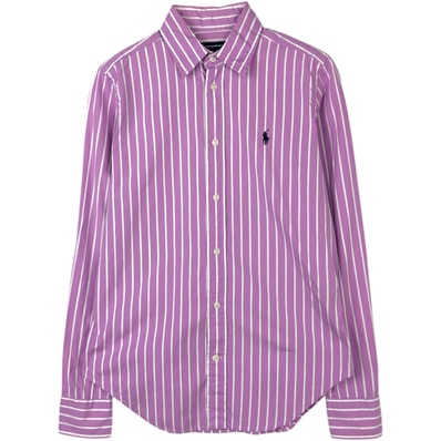 古着 ラルフローレン Ralph Lauren RALPH LAUREN SPORT 長袖 コットンストライプシャツ レディースS相当/eaa618347
