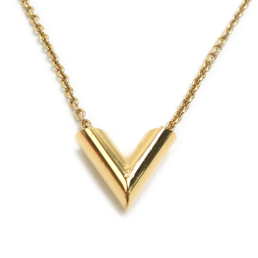 Louis Vuitton Essential V Necklace "Gold"