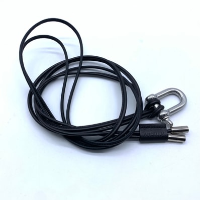 ANCELLM Leather Rope Belt "Black"